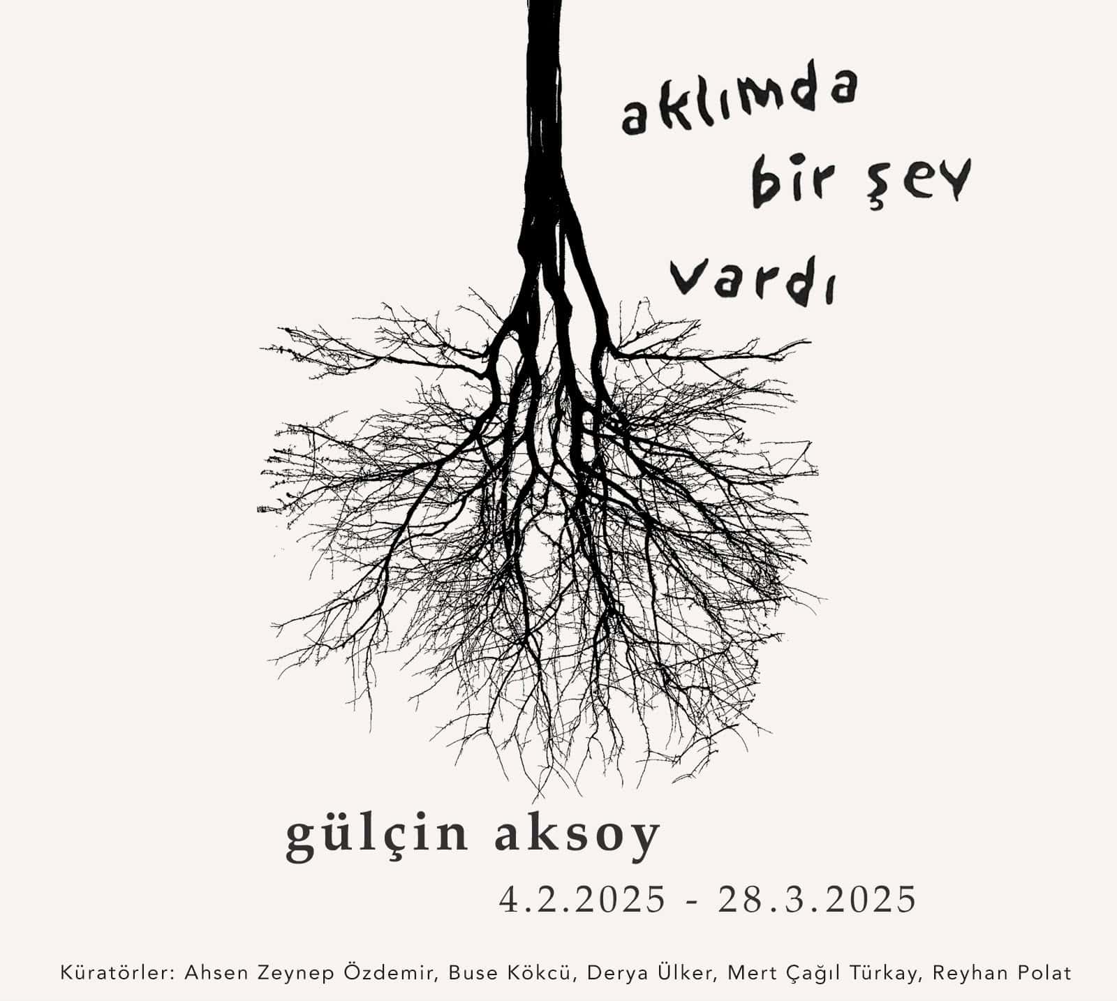 Graphic: Gülçin Aksoy exhibition flyer