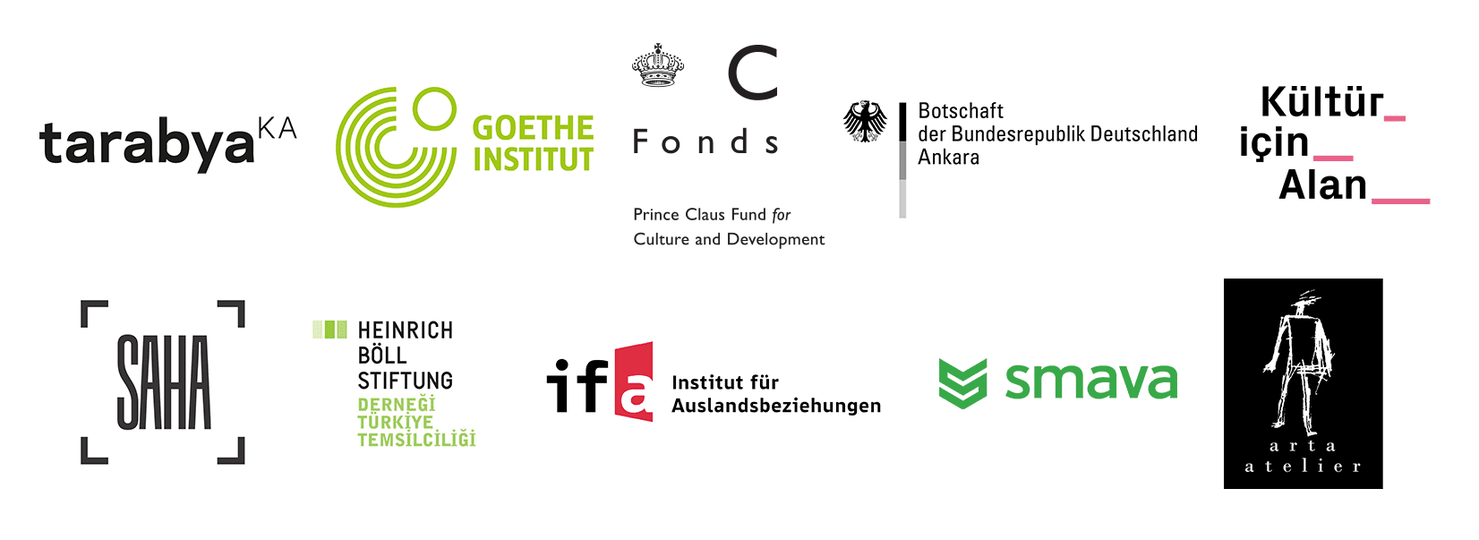 Sponsors logos Moving Dust