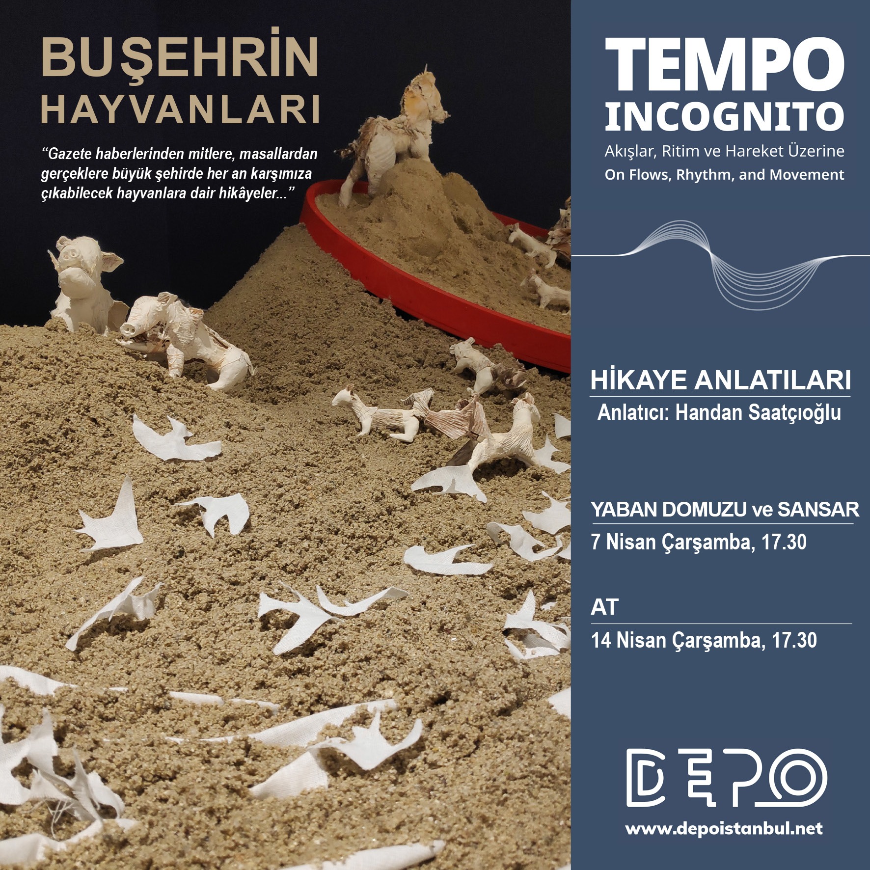 Fables Of The City / tempo Incognito event flyer