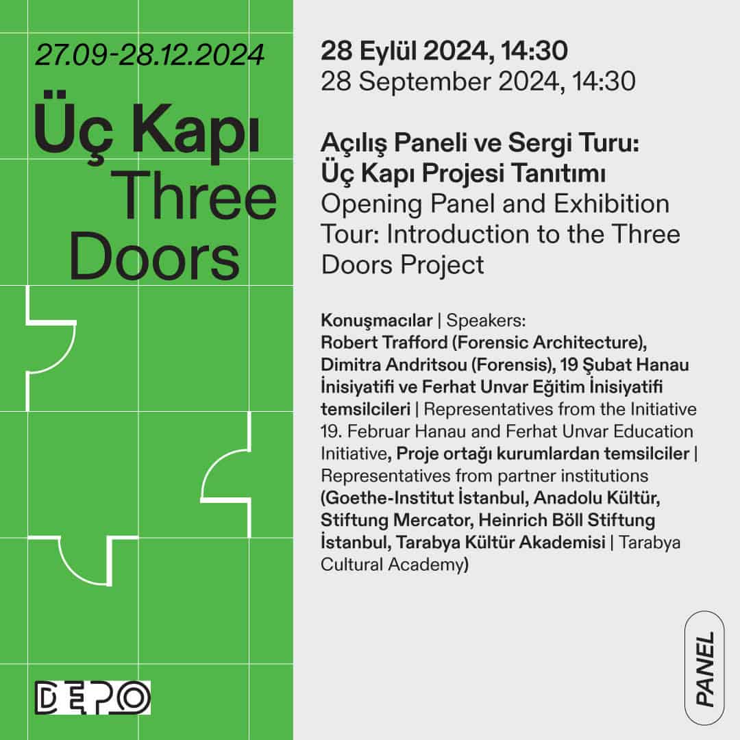 Graphic: Three Doors One panel