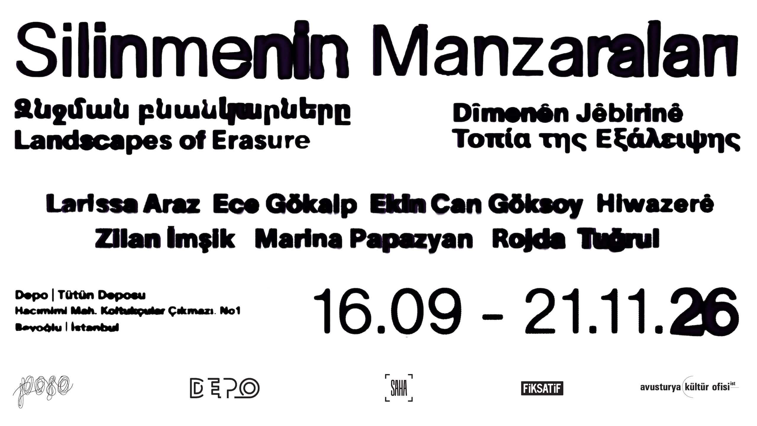 Silinmenin Manzaraları
