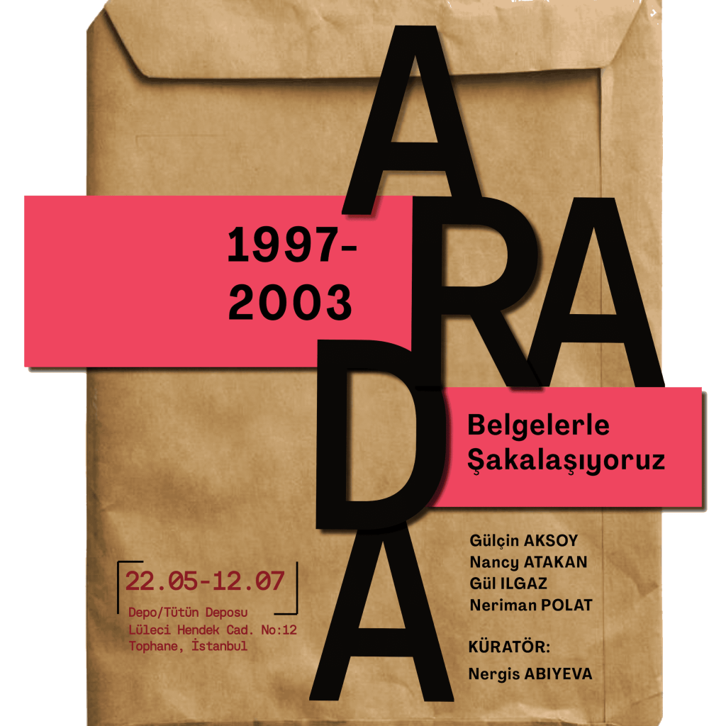 Graphic: ARADA 1997-2003 exhibition poster